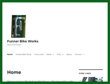 Tablet Screenshot of funnerbikeworks.com